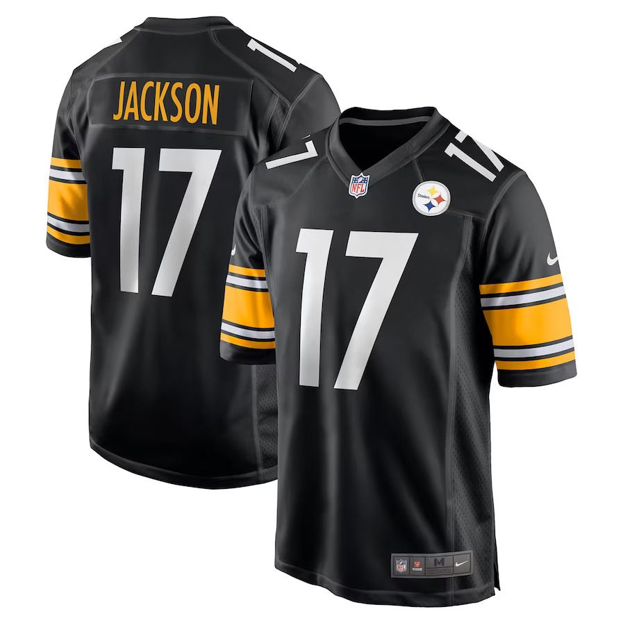 Men Pittsburgh Steelers #17 William Jackson Nike Black Game Player NFL Jersey->women nfl jersey->Women Jersey
